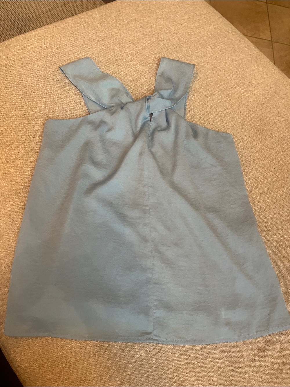 Banana Republic Powder Blue Knot-Detail Camisole